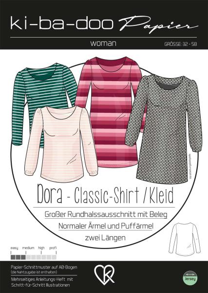 Papierschnittmuster Classic Shirt Dora
